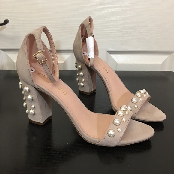 Steve Madden pearl taupe heels - Picture 2 of 8